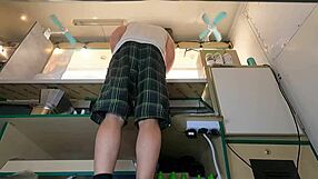 Hot Babe In Pink Skirt Voyeur Upskirt At Work