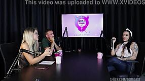 Lexi Mallet and Bruna Carlos star in Bora Cast compilation, seen through sheer red