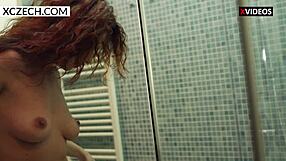 Sexy milf mom teases in shower