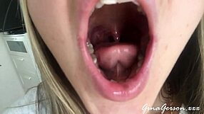 Tongue Saliva Throat Fetish