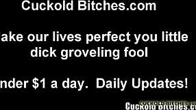 Kone hjælper cuckold mand med at forberede til at knalde en anden mand i POV.