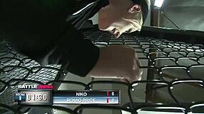 getting into her pussy after the fight with rough doggy and squirting