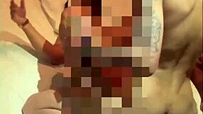 skinny guy with big cock fucks cuckold's wife hard