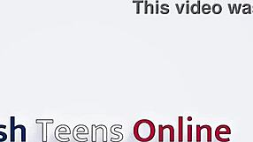 victoria greene squirts and makes a huge mess in her school uniform