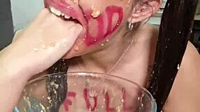 Eating junk food and then puking it all