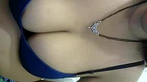 telugu aunty priya shows off her big boobs in a casual moment
