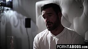 older man subtly dominates innocent girl with bareback pounding