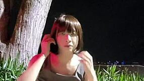 Shemale Ting Xuan Pees And Masturbates Outdoors