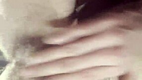 Teacher intriguingly masturbates her hairy wet pussy during break