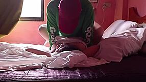 The grab driver fucked her hard in the sogo motel room, making her orgasm.