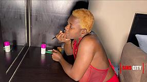 Ebony BBW Gets Fucked Hard.