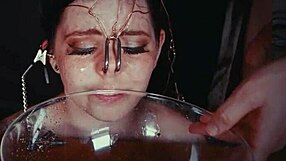 Emo Bondage Whore Face Tied And Punished With Piss