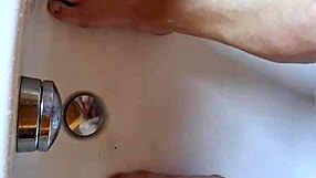 Washing Dirty Feet In The Bathtub