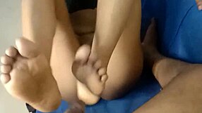 Bangladeshi model Trisha in hardcore blowjob and doggystyle with husband