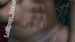 Horny black babe gets sexy at home after smoking joint