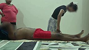 happy ending massage infront of step sister