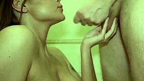 i got a teen blowjob and cum in mouth in the bathroom