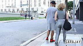 Fit King Noire Fucks Cougar Sara Jay's Mature Pussy Cavity