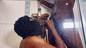 On Your Knees and Gobble the Monster Cock Down Your Throat Then I Bend You to the Wall for the Hardcore Fucking