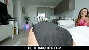 Dani blu and penelope woods get spanking for street outfits