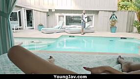 Discover the Asian secret to perfect skin with young 18+ in hardcore missionary.