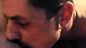 Driftwood and Barefoot Kontessa engage in detailed oral sex on her shaved pussy.