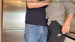 Russian amateur seduced and fucked her old teacher with big tits and tight pussy.