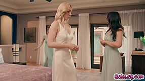 Lily Labeau and bridesmaids share intimate group moments