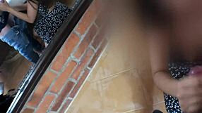 this hot college girl knows how to blowjob a dick until he cums in her cute mouth