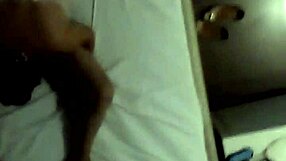 Intense 69 position in a motel room