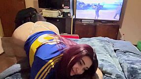 playing video games with hot girlfriend appearing