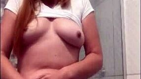 Milf Slut Loves Hidden Masturbation to Orgasm.