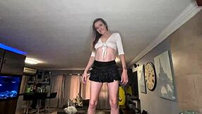 Can You Handle These Big Pussy Lips Peeking Under Extreme Short Skirts In This Upskirt Compilation?