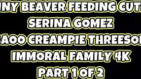 dean and dans double pussy pounding of petite serina gomez in prague