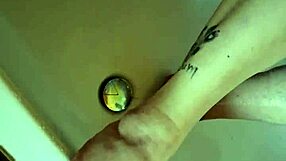 Washing Dirty Feet In The Bathtub