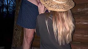 Pregnant stranger's barn public fuck