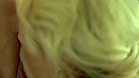 Blonde babe sucks cock in erotic oral adventure!