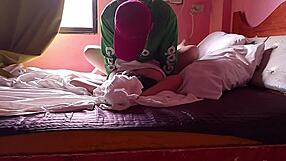 The grab driver fucked her hard in the sogo motel room, making her orgasm.