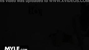 Stepson lets stepmom practice massage skills on his cock