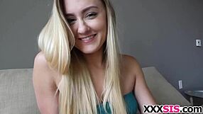 The sexy stepsis Avalon Heart gets a hard cock.