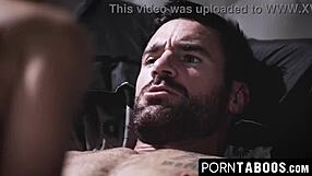 older man subtly dominates innocent girl with bareback pounding