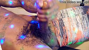 hallelujah johnson at the freak off party, loving that big black cock 😍