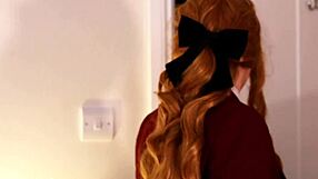 British 18 Year Old Redhead Student Fucks Her Tight Cunt