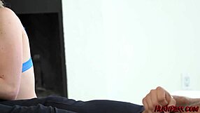 Mazzy grace rides monster cock with sloppy blowjob