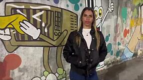 My wife enjoys another man on the praia beach sand