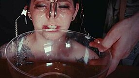Emo Bondage Whore Face Tied And Punished With Piss