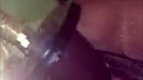 Ebony Babe Plays With Pussy Using Big Dildo