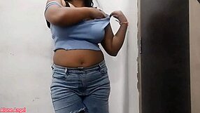 viral video of indian girl niharika at home with big natural tits