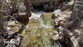 Detailed cycling action in Mt Whitney 2 downhill road XXX movie