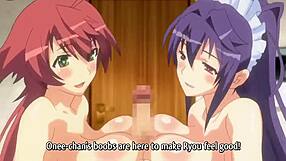 Chicas tetonas son folladas por el man de limpiesa